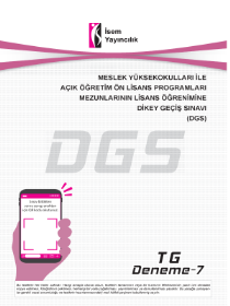 KPSS DGS TG DENEME - 7