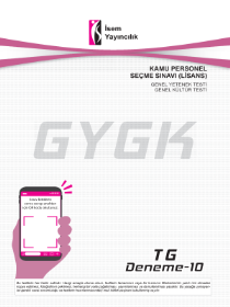 KPSS - GYGK TG 10 DENEME