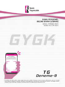 KPSS - GYGK TG 9 DENEME