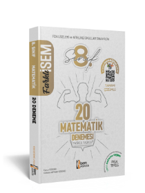 8.Sınıf Matematik - 20li Deneme - 2022