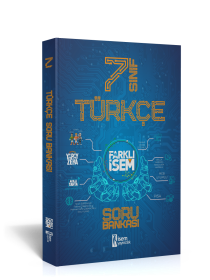 7.Sınıf Türkçe Soru Bankası Farklı İsem - 2023